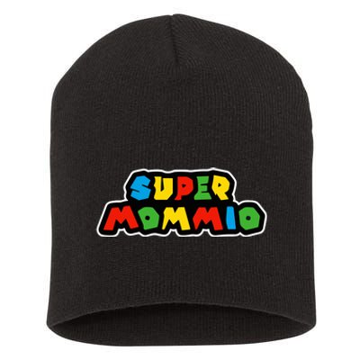 Super Mommio Funny Nerdy Mommy Mother Short Acrylic Beanie