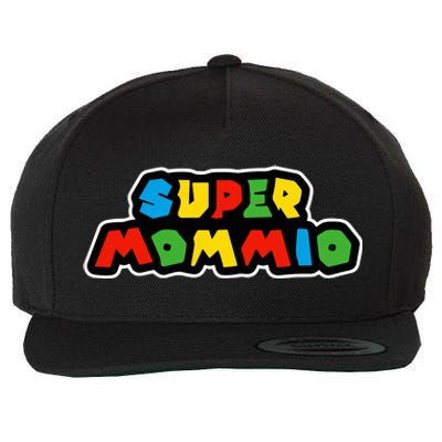 Super Mommio Funny Nerdy Mommy Mother Wool Snapback Cap