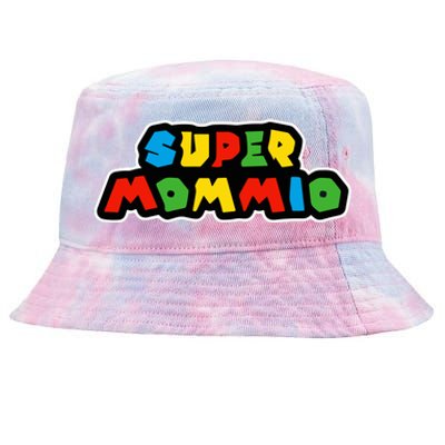 Super Mommio Funny Nerdy Mommy Mother Tie-Dyed Bucket Hat