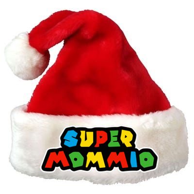 Super Mommio Funny Nerdy Mommy Mother Premium Christmas Santa Hat