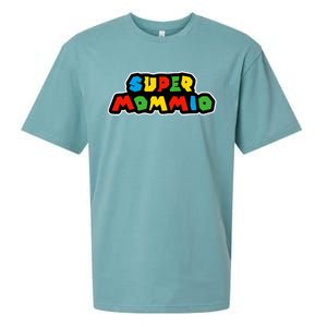 Super Mommio Funny Nerdy Mommy Mother Sueded Cloud Jersey T-Shirt