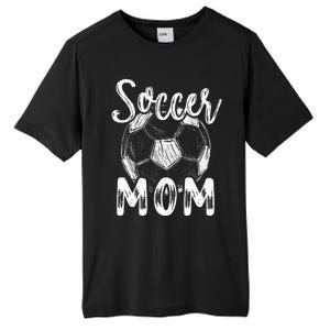 Soccer Mom For Women Family Matching Team Player Soccer Ball Tall Fusion ChromaSoft Performance T-Shirt