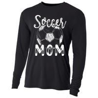 Soccer Mom For Women Family Matching Team Player Soccer Ball Cooling Performance Long Sleeve Crew