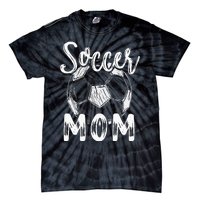 Soccer Mom For Women Family Matching Team Player Soccer Ball Tie-Dye T-Shirt