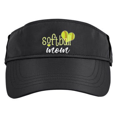 Softball Mom Great Gift Softball Mom Gift Grey Small Adult Drive Performance Visor