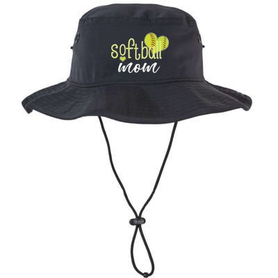 Softball Mom Great Gift Softball Mom Gift Grey Small Bucket Hat