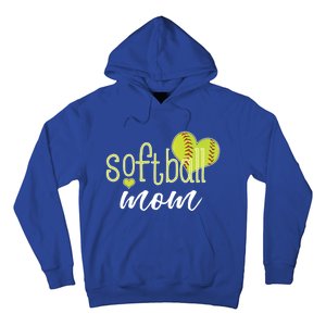 Softball Mom Great Gift Softball Mom Gift Grey Small Hoodie