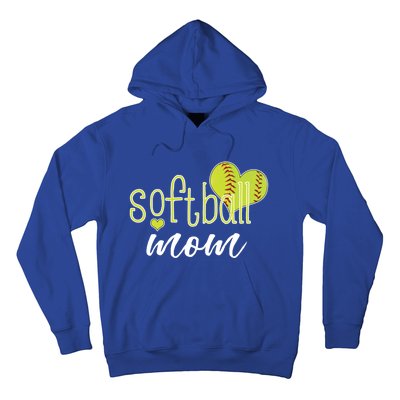 Softball Mom Great Gift Softball Mom Gift Grey Small Hoodie