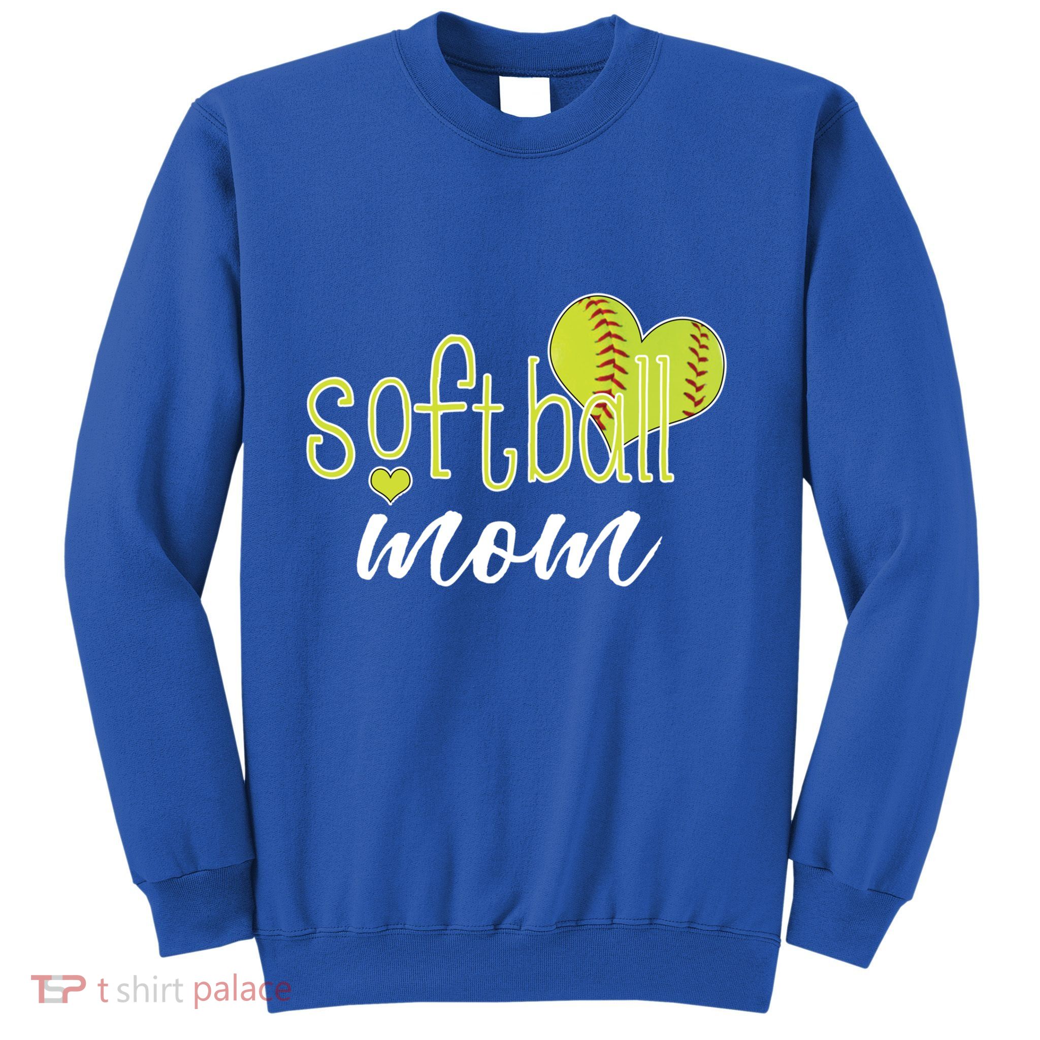 Softball Mom Great Gift Softball Mom Gift Grey Small Sweatshirt