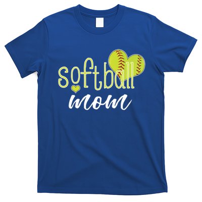 Softball Mom Great Gift Softball Mom Gift Grey Small T-Shirt