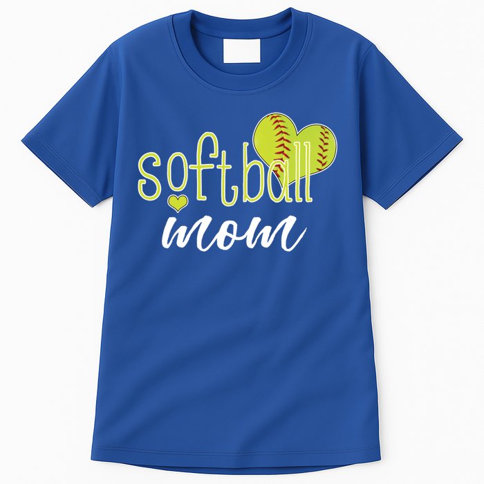 Softball Mom Great Gift Softball Mom Gift Grey Small Tall T-Shirt