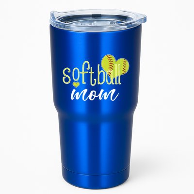 Softball Mom Great Gift Softball Mom Gift Grey Small Tumbler