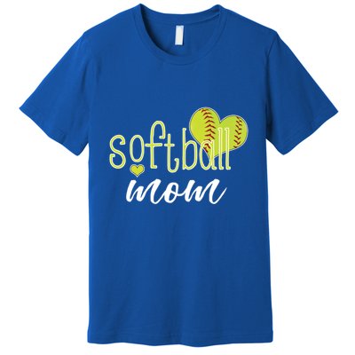 Softball Mom Great Gift Softball Mom Gift Grey Small Premium T-Shirt