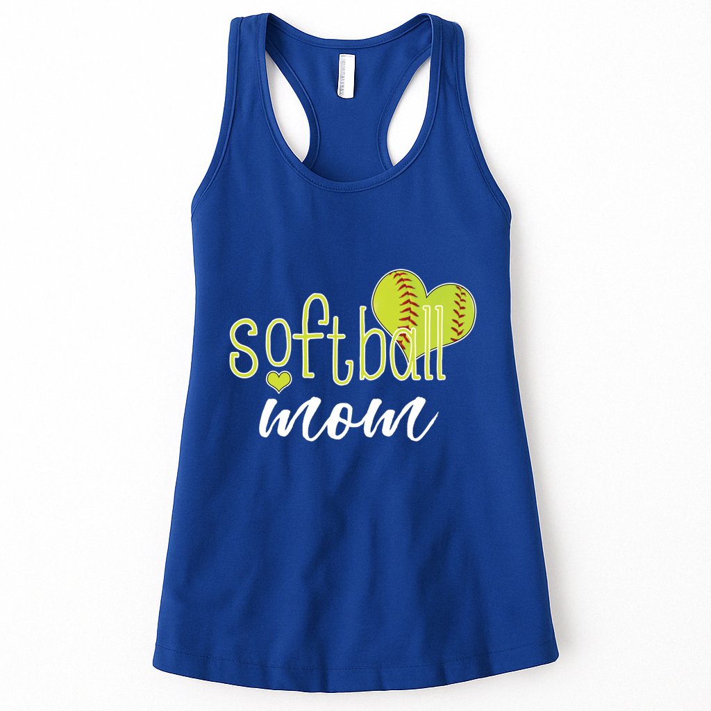 Softball Mom Great Gift Softball Mom Gift Grey Small Womens Tank Top