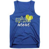 Softball Mom Great Gift Softball Mom Gift Grey Small Tank Top