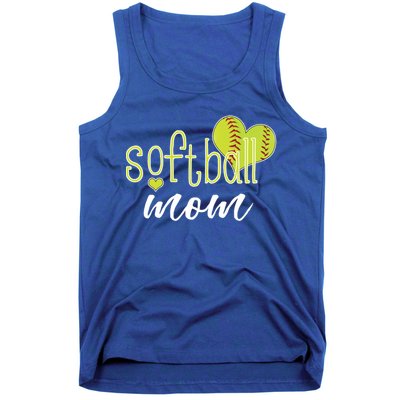 Softball Mom Great Gift Softball Mom Gift Grey Small Tank Top