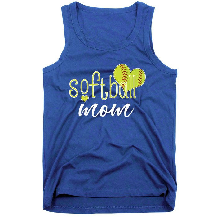 Softball Mom Great Gift Softball Mom Gift Grey Small Tank Top