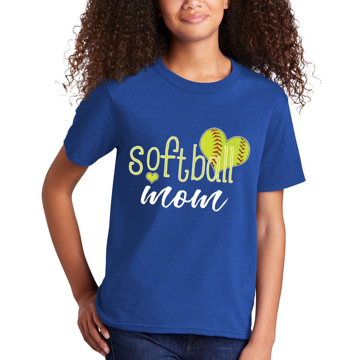 Softball Mom Great Gift Softball Mom Gift Grey Small Kids T-Shirt