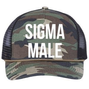 Sigma Male Grindset Meme Gift Retro Rope Trucker Hat Cap