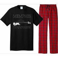 Souvenir Memphis Guitar Music Tennessee Memphis Pajama Set