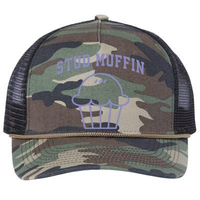 Stud Muffin Gift Retro Rope Trucker Hat Cap