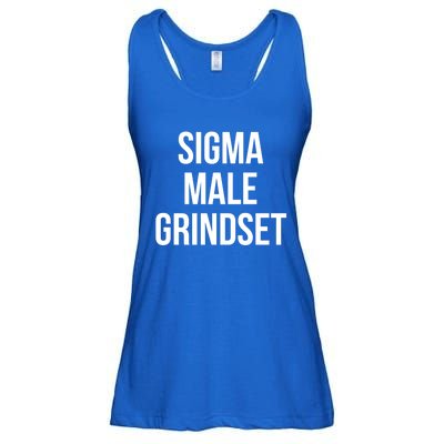 Sigma Male Grindset Mindset Gift Ladies Essential Flowy Tank