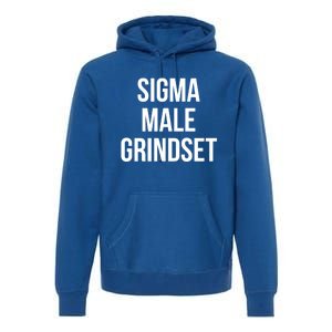 Sigma Male Grindset Mindset Gift Premium Hoodie