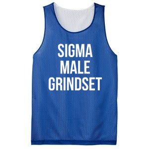 Sigma Male Grindset Mindset Gift Mesh Reversible Basketball Jersey Tank