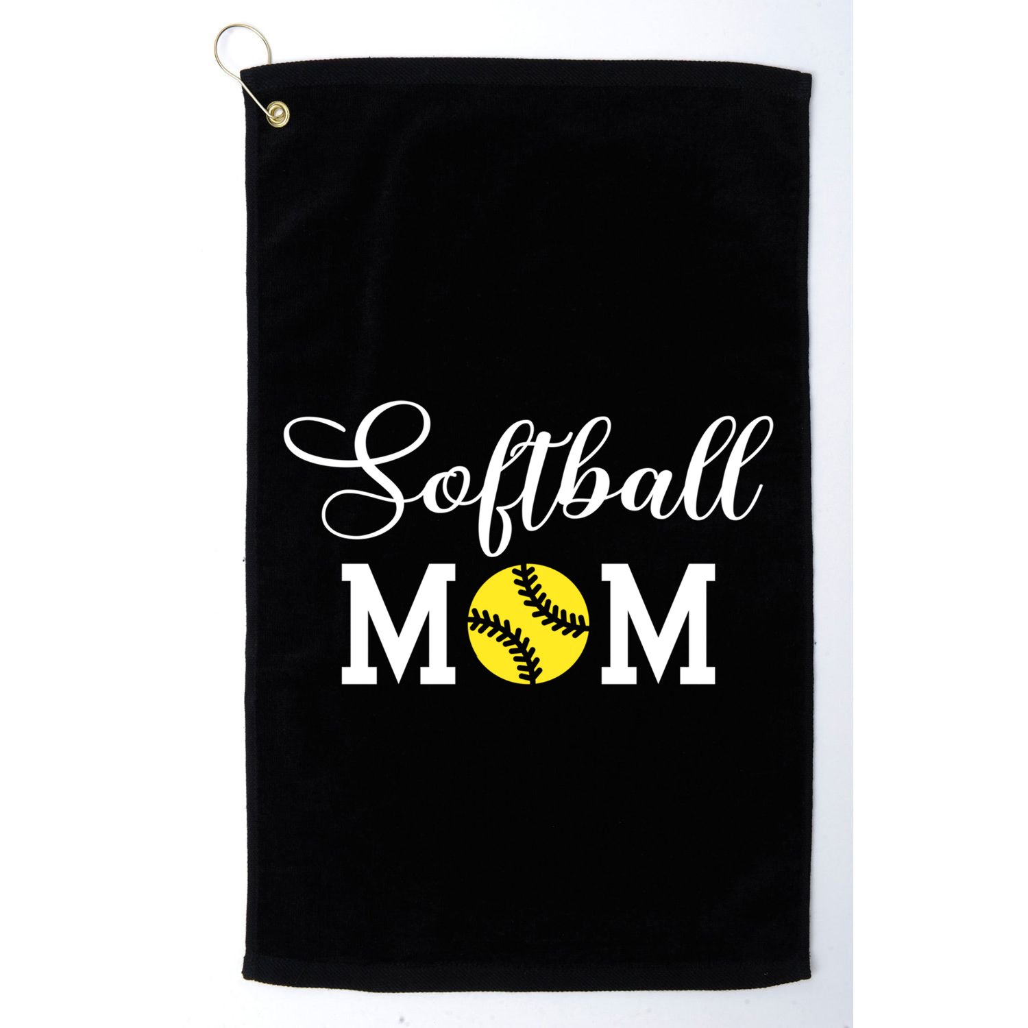 Softball Mom Gift Golf Towel