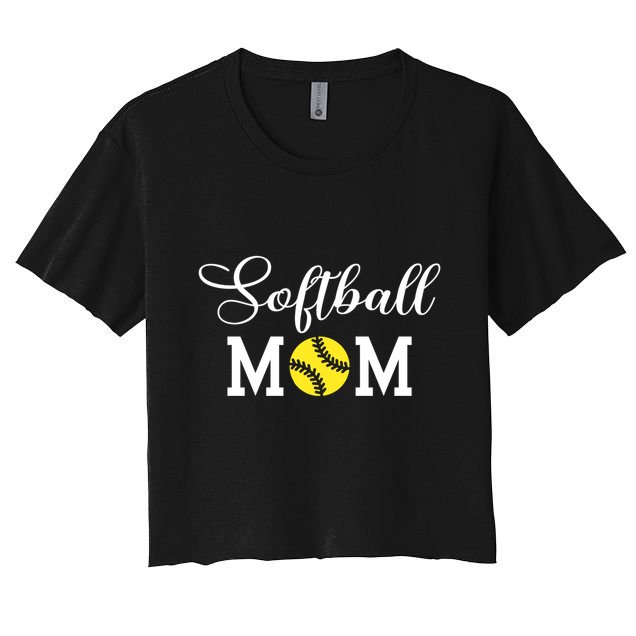 Softball Mom Gift Crop Top