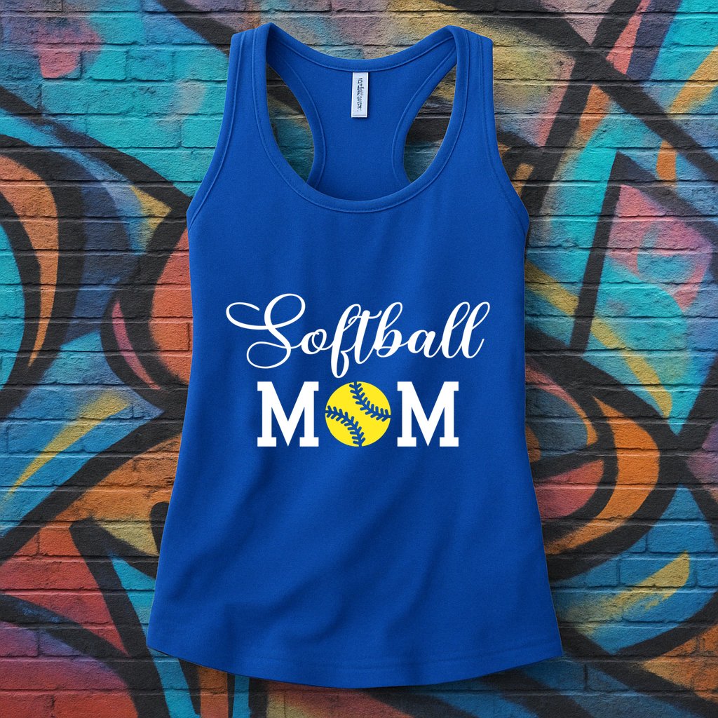 Softball Mom Gift Womens Tank Top