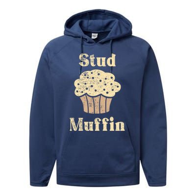 Stud Muffin Gift Performance Fleece Hoodie