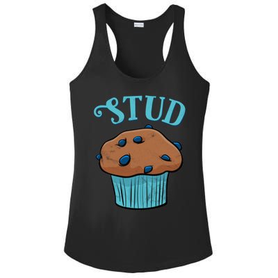 Stud Muffin Great Gift Ladies PosiCharge Competitor Racerback Tank