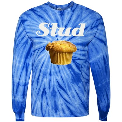 Stud Muffin Great Gift Tie-Dye Long Sleeve Shirt