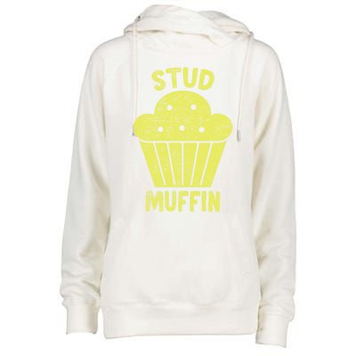 Stud Muffin Gift Womens Funnel Neck Pullover Hood