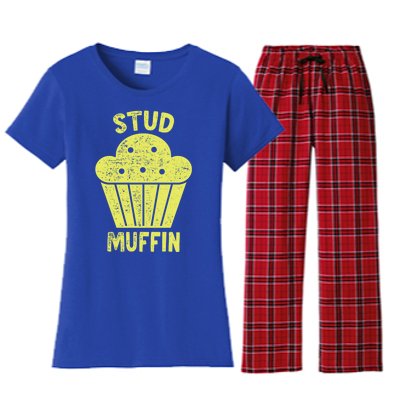 Stud Muffin Gift Women's Flannel Pajama Set