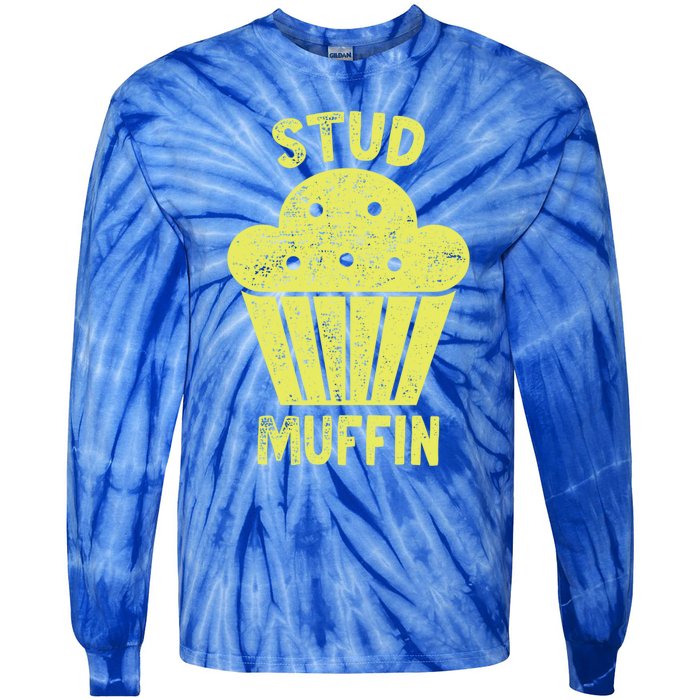 Stud Muffin Gift Tie-Dye Long Sleeve Shirt