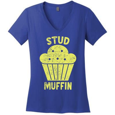 Stud Muffin Gift Women's V-Neck T-Shirt