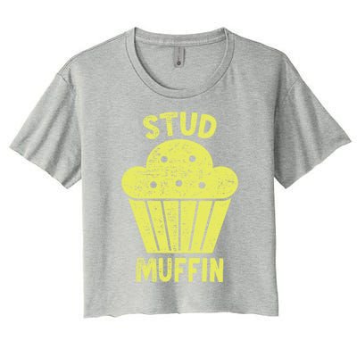 Stud Muffin Gift Women's Crop Top Tee