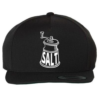 Salt Mill Grinder Costume Salt Or Pepper Simple Halloween Gift Wool Snapback Cap