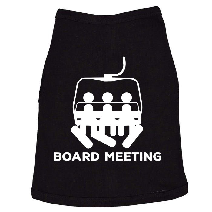 Snowboard Meeting Gift Idea Snowboarding Vacation Skiing Doggie Tank