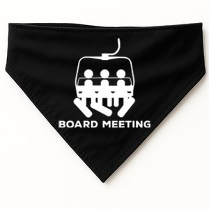 Snowboard Meeting Gift Idea Snowboarding Vacation Skiing USA-Made Doggie Bandana