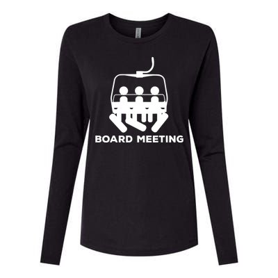 Snowboard Meeting Gift Idea Snowboarding Vacation Skiing Womens Cotton Relaxed Long Sleeve T-Shirt