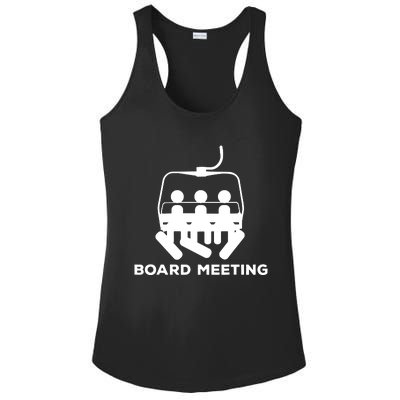 Snowboard Meeting Gift Idea Snowboarding Vacation Skiing Ladies PosiCharge Competitor Racerback Tank