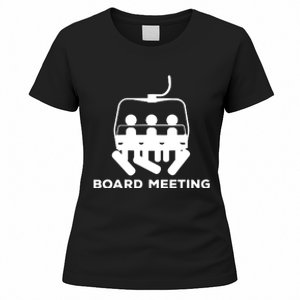 Snowboard Meeting Gift Idea Snowboarding Vacation Skiing Women's T-Shirt