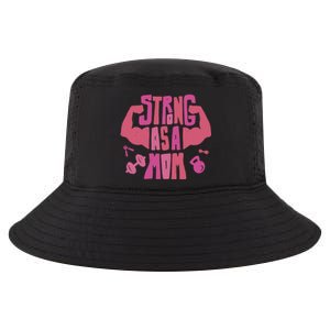 Strong Mom Gym Mother Mother's Day Mommy Fitness Gift Cool Comfort Performance Bucket Hat