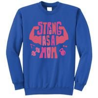 Strong Mom Gym Mother Mother's Day Mommy Fitness Gift Sweatshirt