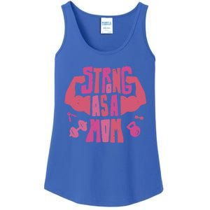 Strong Mom Gym Mother Mother's Day Mommy Fitness Gift Ladies Essential Tank