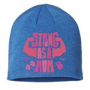 Strong Mom Gym Mother Mother's Day Mommy Fitness Gift Sustainable Beanie