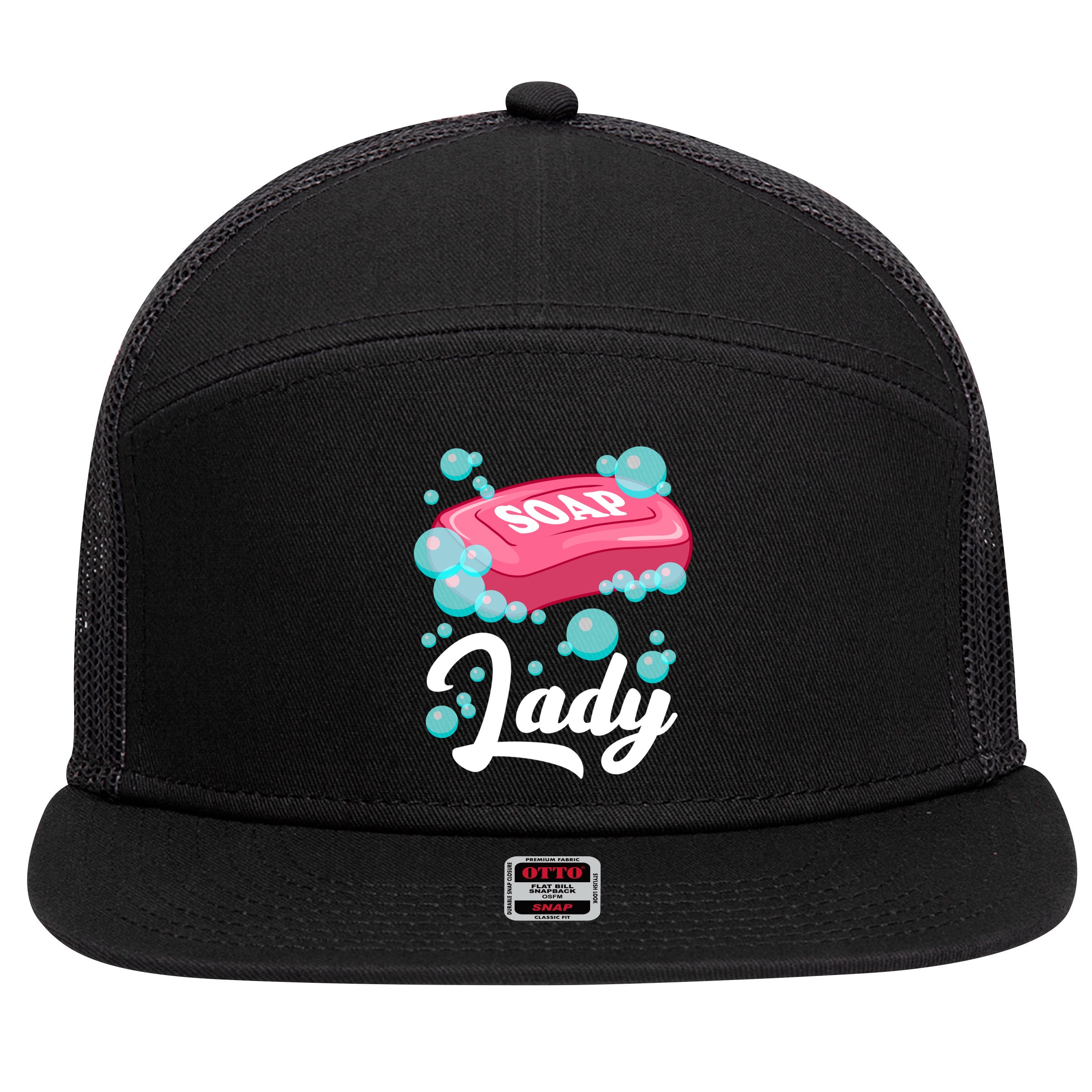 Soap Making Gift Homemade Soap Maker Gift 7 Panel Mesh Trucker Snapback Hat
